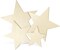 30-Piece Wooden Star Cutouts Set – 4 Sizes Unfinished Wood Stars for DIY Crafts, Veterans Day, Classroom & Home Decoration Projects